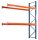 SCHULTE Anbau-Schwerlast-Weitspannregal 46828-N orange, blau, silber 278,6 x 110,0 x 400,0 cm