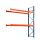 SCHULTE Anbau-Schwerlast-Weitspannregal 46827-N orange, blau, silber 278,6 x 110,0 x 300,0 cm