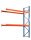 SCHULTE Anbau-Schwerlast-Weitspannregal 46827-N orange, blau, silber 278,6 x 110,0 x 300,0 cm