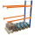 SCHULTE Anbau-Schwerlast-Weitspannregal 46827-N orange, blau, silber 278,6 x 110,0 x 300,0 cm
