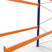 SCHULTE Anbau-Schwerlast-Weitspannregal 46829-N orange, blau, silber 278,6 x 110,0 x 500,0 cm