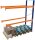SCHULTE Anbau-Schwerlast-Weitspannregal 46829-N orange, blau, silber 278,6 x 110,0 x 500,0 cm