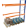 SCHULTE Anbau-Schwerlast-Weitspannregal 46829-N orange, blau, silber 278,6 x 110,0 x 500,0 cm