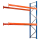 SCHULTE Anbau-Schwerlast-Weitspannregal 46829-N orange, blau, silber 278,6 x 110,0 x 500,0 cm