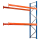 SCHULTE Anbau-Schwerlast-Weitspannregal 46829-N orange, blau, silber 278,6 x 110,0 x 500,0 cm