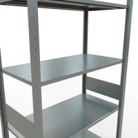SCHULTE Schwerlastregal MULTIplus 150 12752-LR silber 100,0 x 50,0 x 300,0 cm