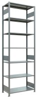 SCHULTE Schwerlastregal MULTIplus 150 12752-LR silber 100,0 x 50,0 x 300,0 cm