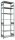 SCHULTE Schwerlastregal MULTIplus 150 12752-LR silber 100,0 x 50,0 x 300,0 cm