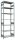SCHULTE Schwerlastregal MULTIplus 150 12752-LR silber 100,0 x 50,0 x 300,0 cm