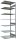 SCHULTE Anbau-Schwerlastregal MULTIplus 150 12787-LR silber 100,0 x 80,0 x 300,0 cm