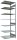 SCHULTE Anbau-Schwerlastregal MULTIplus 150 12787-LR silber 100,0 x 80,0 x 300,0 cm