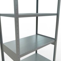 SCHULTE Schwerlastregal MULTIplus 250 12962-LR silber 100,0 x 60,0 x 300,0 cm