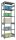 SCHULTE Schwerlastregal MULTIplus 250 12962-LR silber 100,0 x 60,0 x 300,0 cm