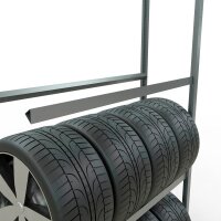 SCHULTE Anbauregal 20995 silber 130,0 x 40,0 x 275,0 cm