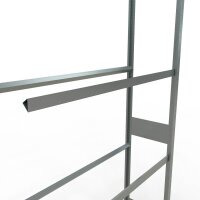 SCHULTE Anbauregal 20995 silber 130,0 x 40,0 x 275,0 cm