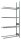 SCHULTE Anbauregal 20995 silber 130,0 x 40,0 x 275,0 cm