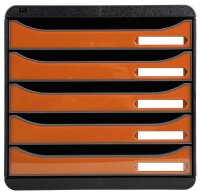 Exacompta Schubladenbox Big-Box Plus  mandarin 3097288D,...