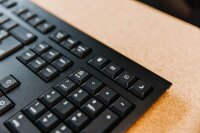 CHERRY KW 3000 Tastatur kabellos schwarz