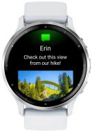 GARMIN Venu 3 Smartwatch steinweiß, silber