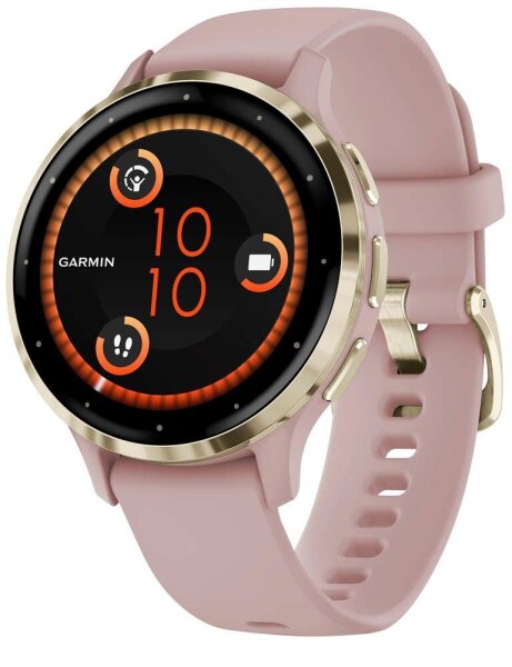 GARMIN Venu 3S Smartwatch dust rose, softgold