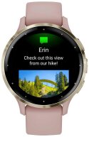 GARMIN Venu 3S Smartwatch dust rose, softgold