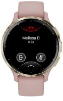 GARMIN Venu 3S Smartwatch dust rose, softgold