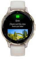 GARMIN Venu 3S Smartwatch elfenbein, softgold