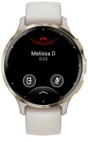 GARMIN Venu 3S Smartwatch elfenbein, softgold