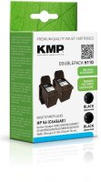 KMP H11D schwarz Druckerpatronen kompatibel zu HP 2x 56...