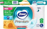 Zewa Toilettenpapier Premium 5-lagig, 6 Rollen