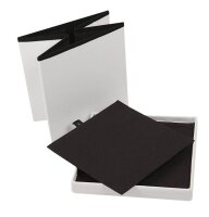 Echtwerk Wohnzimmer-Hocker mit Stauraum Store Cube EW-SW-0440 weiß Kunstleder, 1 St.