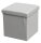 Echtwerk Wohnzimmer-Hocker mit Stauraum Store Cube EW-SW-0440 weiß Kunstleder, 1 St.