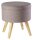 Echtwerk Wohnzimmer-Hocker mit Stauraum Max EW-SH-0485 grau, 1 St.