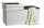 Echtwerk Sitztruhe Flex EW-FB-0433 weiß Stoff 76,0 cm
