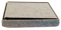 Echtwerk Wohnzimmer-Hocker mit Stauraum Store Cube EW-SW-0460 grau, 1 St.