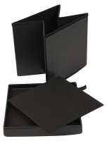 Echtwerk Wohnzimmer-Hocker mit Stauraum Store Cube EW-SW-0410 schwarz Kunstleder, 1 St.