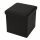 Echtwerk Wohnzimmer-Hocker mit Stauraum Store Cube EW-SW-0410 schwarz Kunstleder, 1 St.