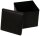 Echtwerk Wohnzimmer-Hocker mit Stauraum Store Cube EW-SW-0410 schwarz Kunstleder, 1 St.