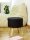 Echtwerk Wohnzimmer-Hocker mit Stauraum Max EW-SH-0455 schwarz, 1 St.