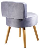 Echtwerk Sessel Milo grau buche Stoff 43,0 x 43,0 x 59,0...