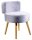 Echtwerk Sessel Milo grau buche Stoff 43,0 x 43,0 x 59,0 cm, 1 St.