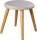 Echtwerk Wohnzimmer-Hocker Scandi EW-SH-0499 grau, 1 St.