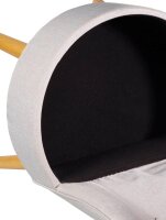 Echtwerk Sessel Vince hellgrau buche Stoff 42,0 x 42,0 x 71,0 cm, 1 St.