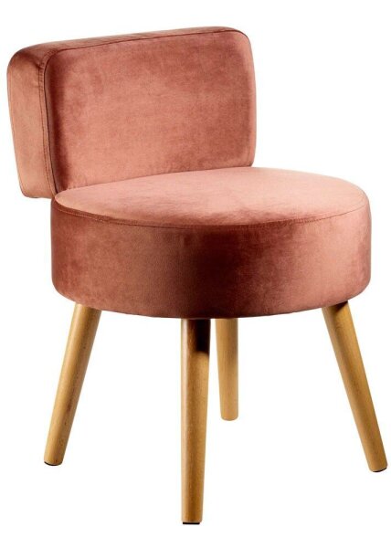 Echtwerk Sessel Milo taupe buche Stoff 43,0 x 43,0 x 59,0 cm, 1 St.