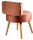Echtwerk Sessel Milo taupe buche Stoff 43,0 x 43,0 x 59,0 cm, 1 St.