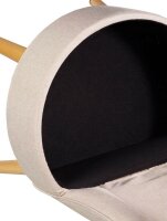 Echtwerk Sessel Vince creme buche Stoff 42,0 x 42,0 x 71,0 cm, 1 St.