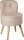 Echtwerk Sessel Vince creme buche Stoff 42,0 x 42,0 x 71,0 cm, 1 St.