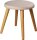 Echtwerk Wohnzimmer-Hocker Scandi EW-SH-0495 creme, 1 St.