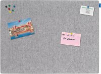 Legamaster Pinnwand BOARD-UP Akustik 75,0 x 50,0 cm Textil grau
