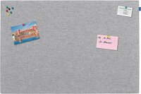 Legamaster Pinnwand BOARD-UP Akustik 75,0 x 100,0 cm Textil grau